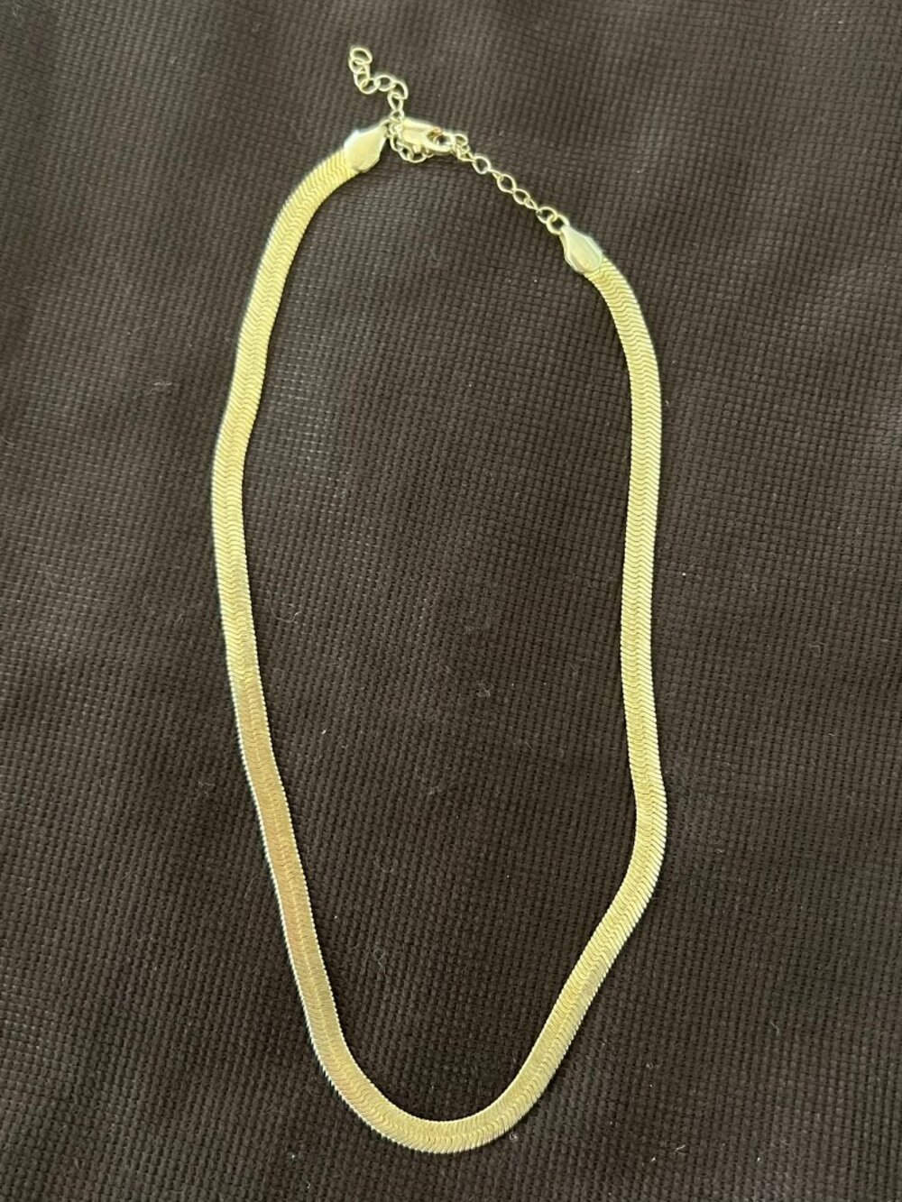 Gold Plated Herringbone Snake Chain Necklace 24in 9mm Unisex Premium Quality